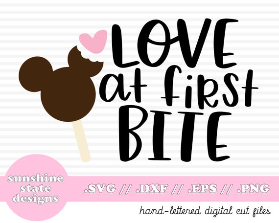 Download Love At First Bite Svg Disney Svg Dxf File Hand Etsy