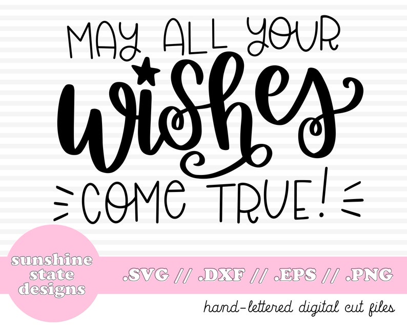 Download Disney Wishes Svg Disney Svg Dxf File Hand Lettered Etsy