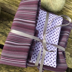Handkerchiefs gift set, Christmas gift, Fathers gift, eco friendly, washable, reusable cotton hankies, pocket hankies, image 3