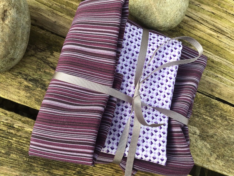 Handkerchiefs gift set, Christmas gift, Fathers gift, eco friendly, washable, reusable cotton hankies, pocket hankies, image 3
