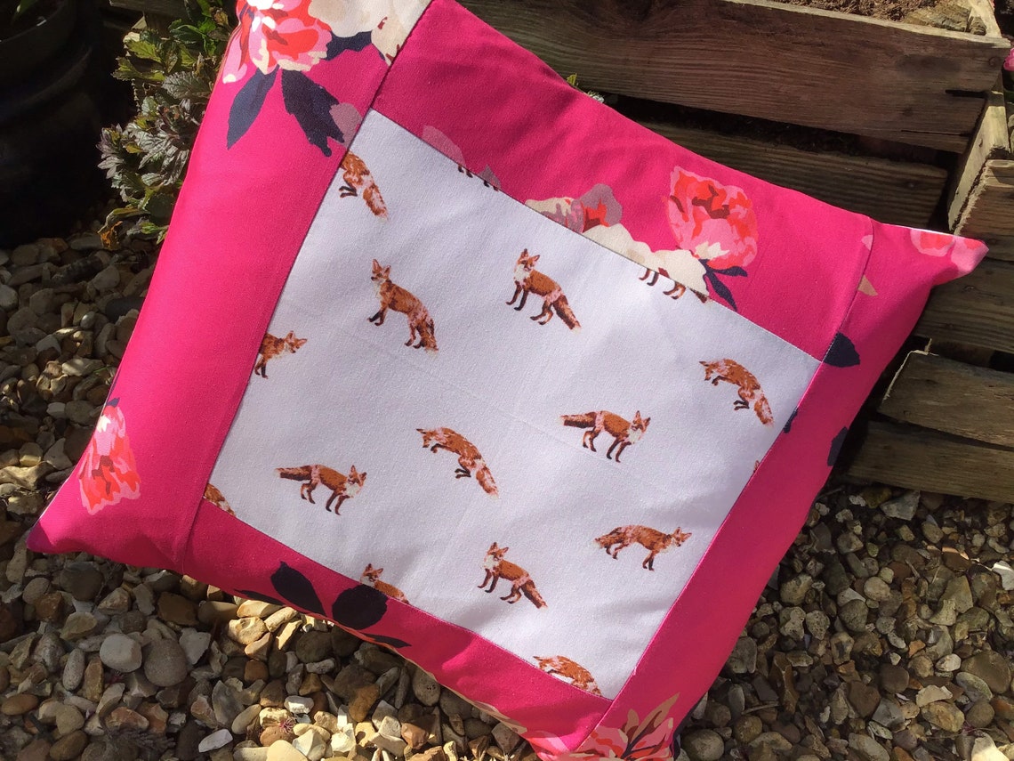 Handmade joules fabric garden cushions home decor Etsy