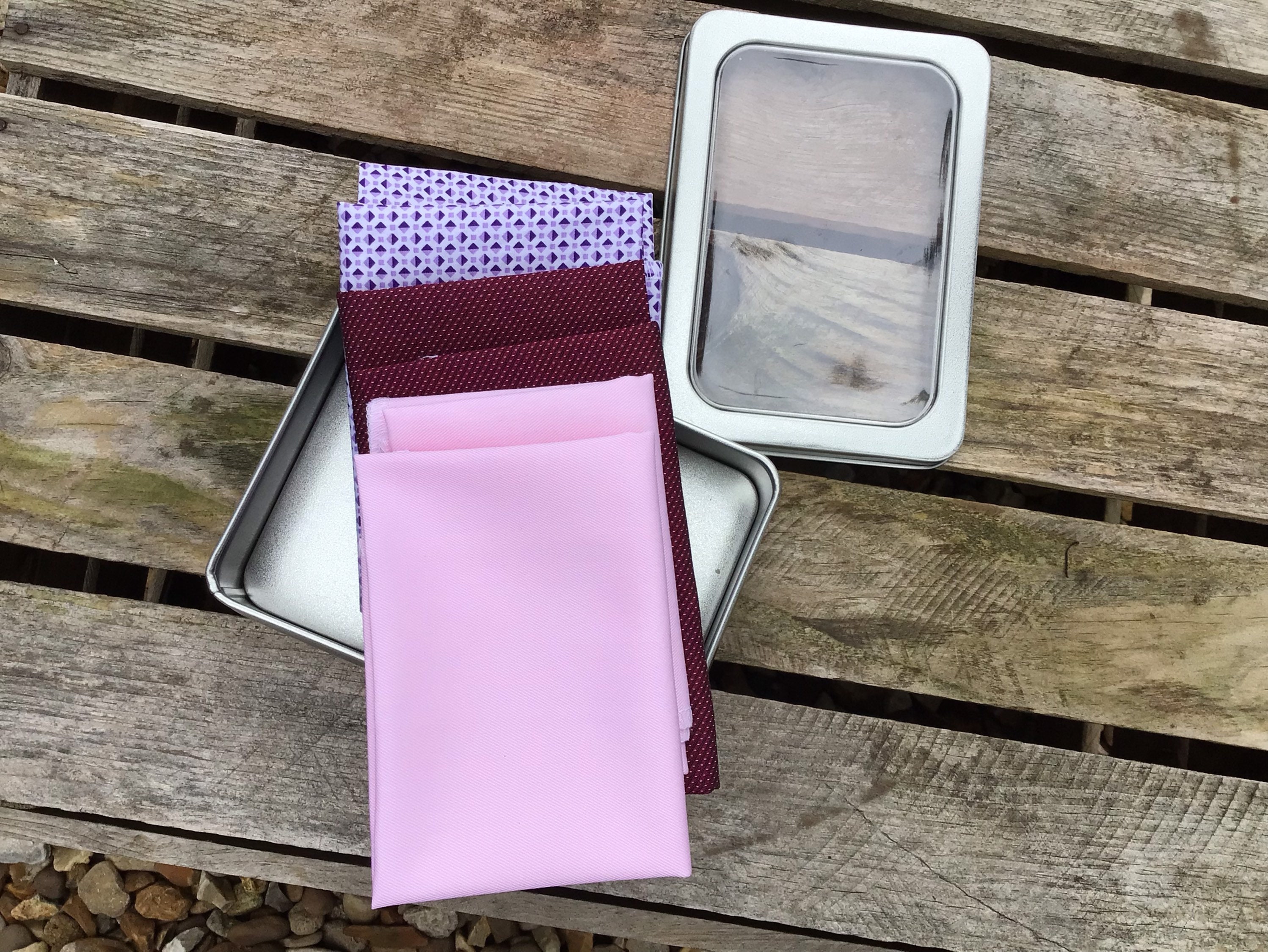 Handkerchiefs Gift Set Stack of Hankies Mens Unisex Etsy UK