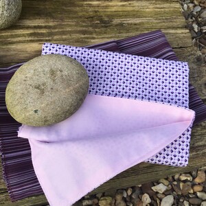 Handkerchiefs gift set, Christmas gift, Fathers gift, eco friendly, washable, reusable cotton hankies, pocket hankies, image 4