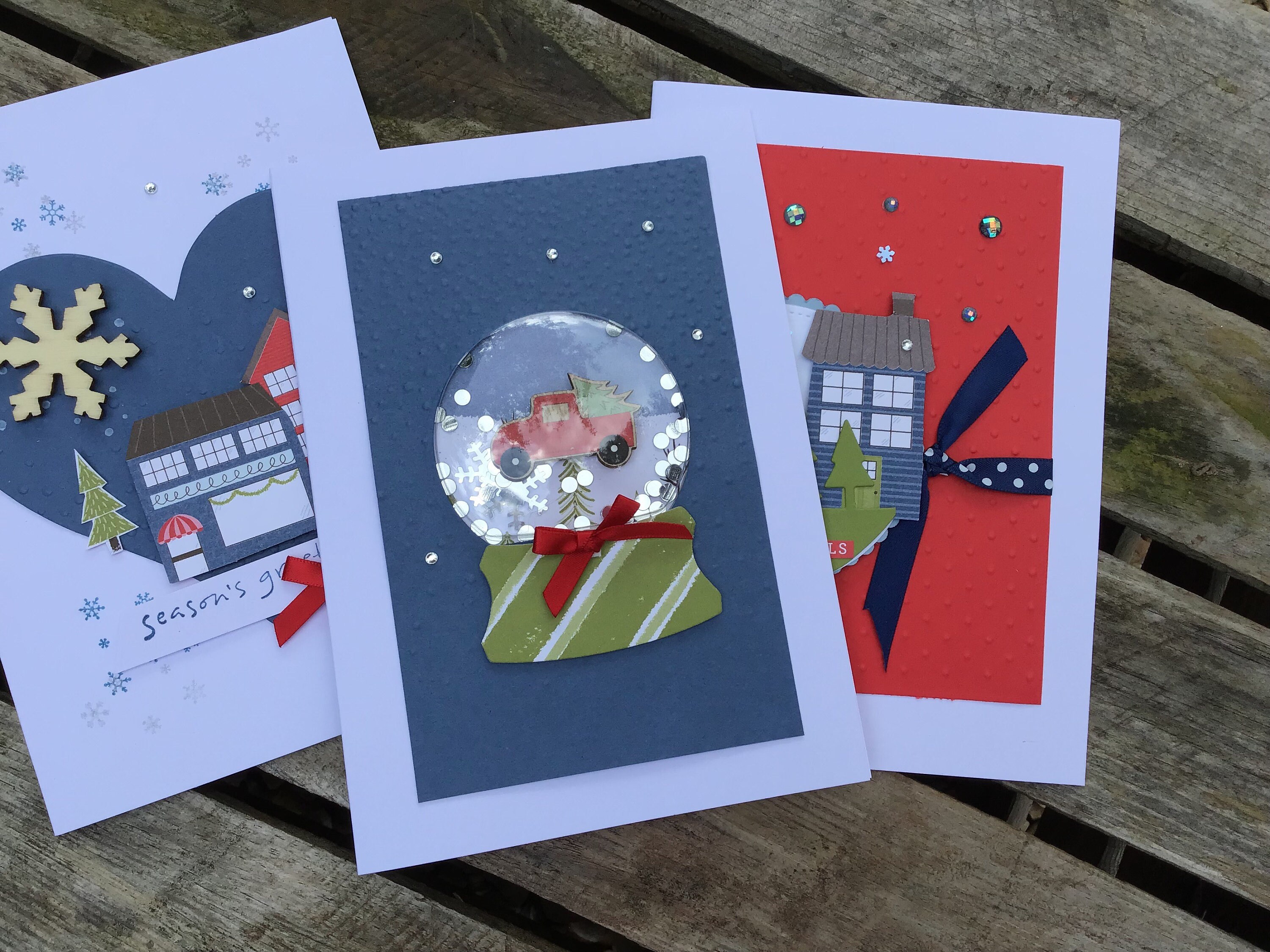 Set of Christmas Cards and Card in a Tin Winter Christmas - Etsy UK