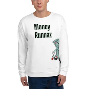 Mens Graphic White Sweatshirt