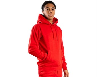 Mens Red Sweatsuit Mens Red Hoodie Mens Red Joggers Mens Red