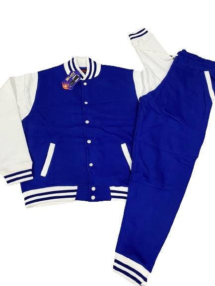 Blue sweatsuit womens sale