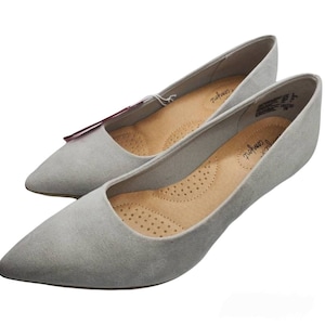 Womens Wedding Shoes Faux Seude Size 6 Bridal Shoes Low Heel 2 Inch Heel is a great gift for her