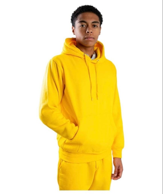 Mens Yellow Sweatsuit Mens Yellow Hoodie Mens Yellow Joggers Mens