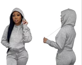 Grey Sweatsuit - Etsy