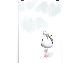 Sassy Seagull Print