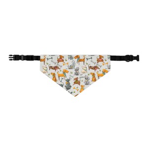 Good Boi Puppy Bandana and Collar by JAF Studio/Pet Bandana Collar/Cute Puppies Printed Bandana/Dog Collar and Bandana Combo/Pet Gift