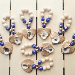 Heart oyster shell napkin ring, ornament,Napkin holder