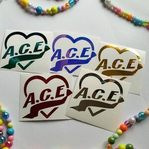 A.C.E. My Girl Krawatten-Herz-Aufkleber
