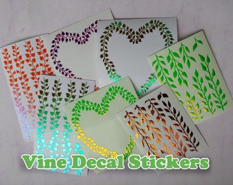 Vine Plant deco stickers/decals for toploaders, polco, bujo, etc.