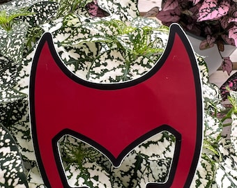 Kat diadeem 3" vinylsticker | SPoP| Sticker waterfles/laptop | Waterbestendig