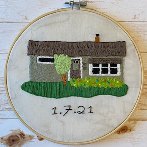 Custom House Embroidery Hoop