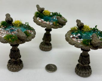 Miniatur-Vogelbad