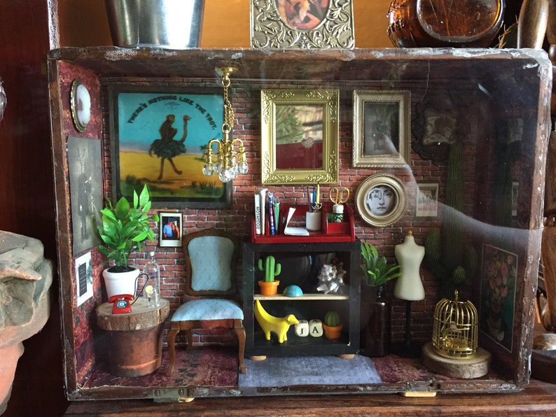 Diorama, Room Box, Shadow Box, Miniature, Dols House Etsy
