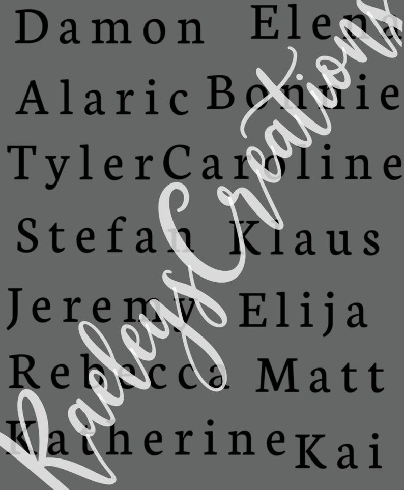 the vampire diaries svg package etsy