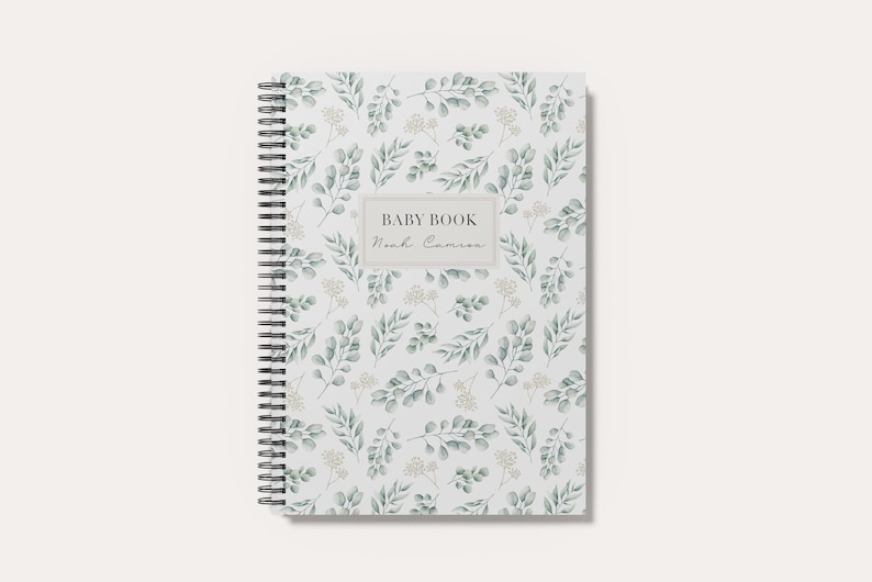 Personalized Baby Memory Book | First Year Keepsake Journal, Pregnancy Gift image 14