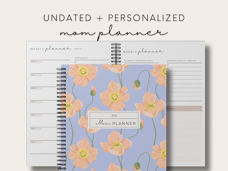Undated & Personalized Mom Planner