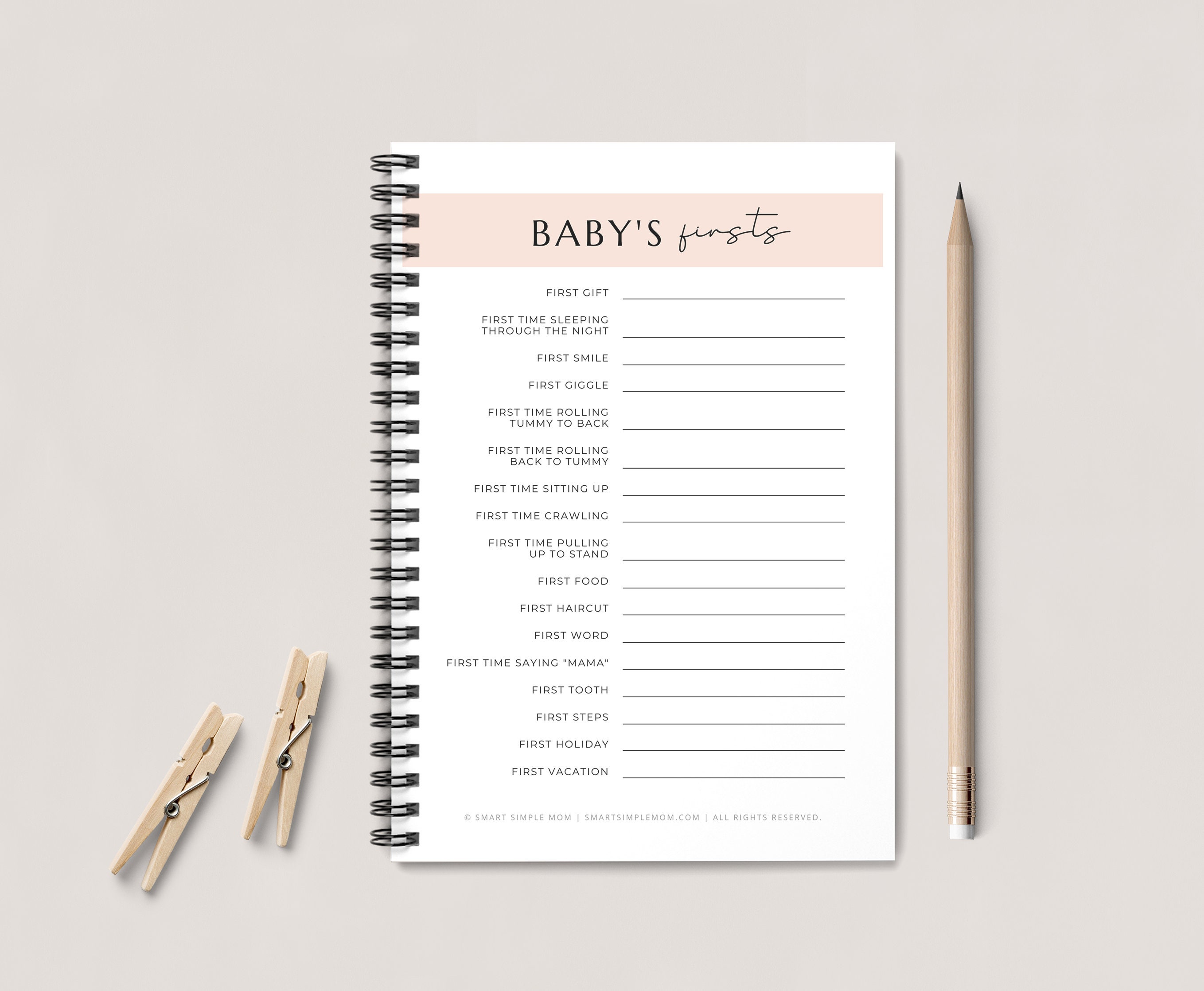 BABY BOOK First Year Baby Journal Personalized Baby Book Etsy Baby book first year baby journal personalized baby book etsy
