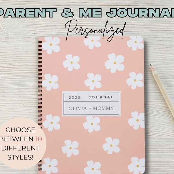 Parent and Me Journal Personalized Keepsake for Parents and Kids Family Journal Personalized Kids Journal Diary for Kids and Parents Bonding