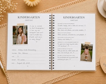 School Years Memory Book | Preschool to Senior Year Keepsake Journal