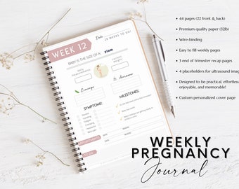 Undated Pregnancy Planner & Journal – Studio Oh!