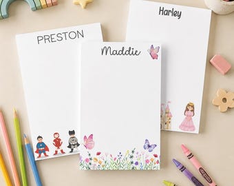 Personalized Kids Notepad: Custom Stationery, Gift for Kids