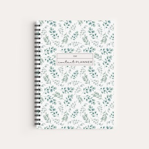 CONTENT PLANNER Social Media Planner Content Calendar Social Media Content Calendar Planner for Content Creator Calendar Planner