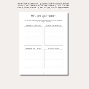 Personalized Mom Planner | Weekly Monthly Organizer | Custom Name Cover | Stay at Home Mom image 13