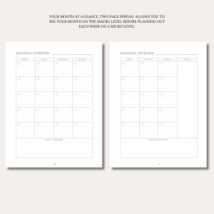 Personalized Mom Planner | Weekly Monthly Organizer | Custom Name Cover | Stay at Home Mom image 8