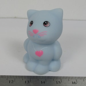 HQG1C Blue Stripe Kitty CAT Nostalgic 1980s Classic Style Soft Toy For Customization