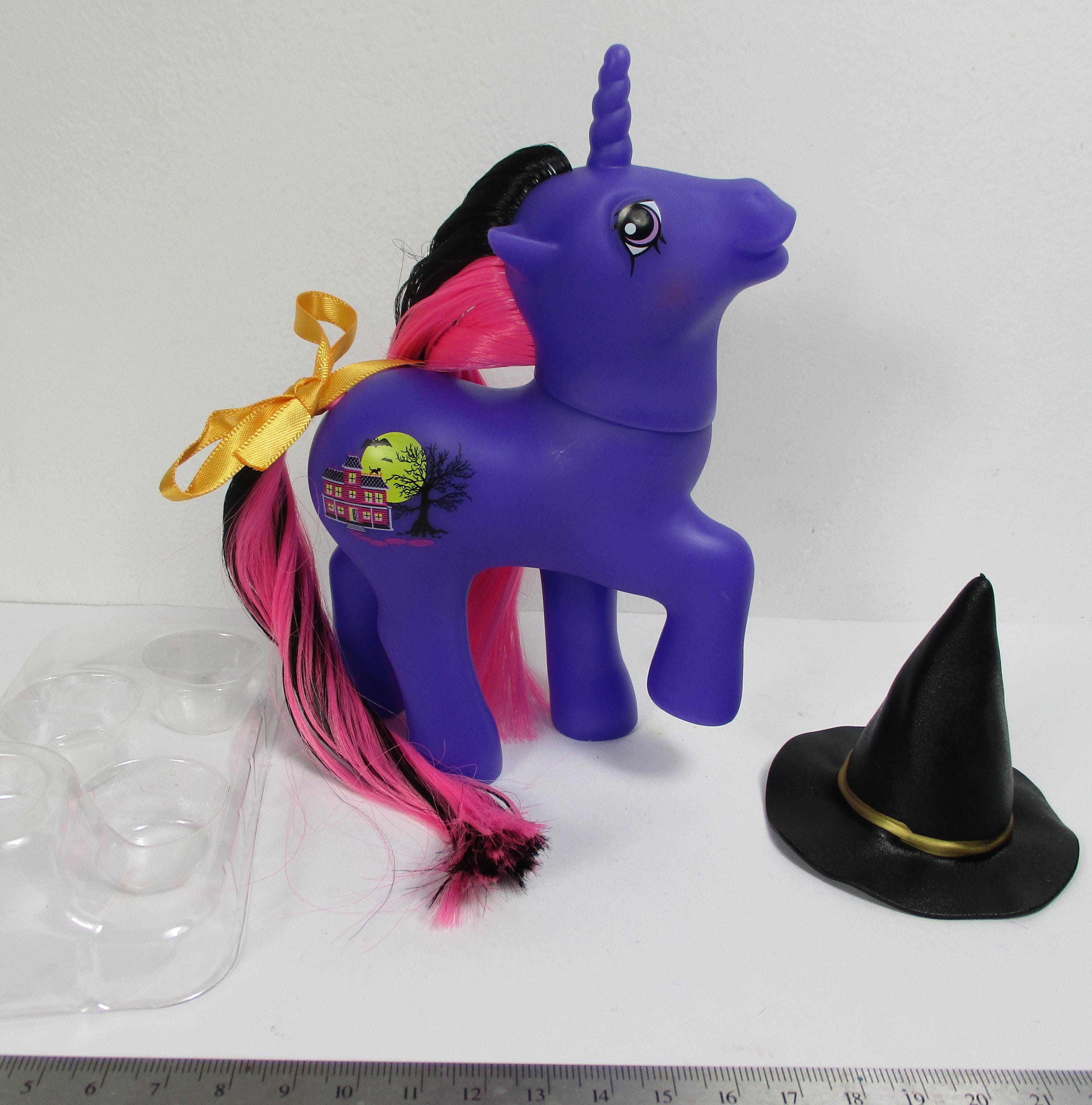 Halloween Nightshade GLOW Unicorn HQG1C W/witch Hat - Etsy