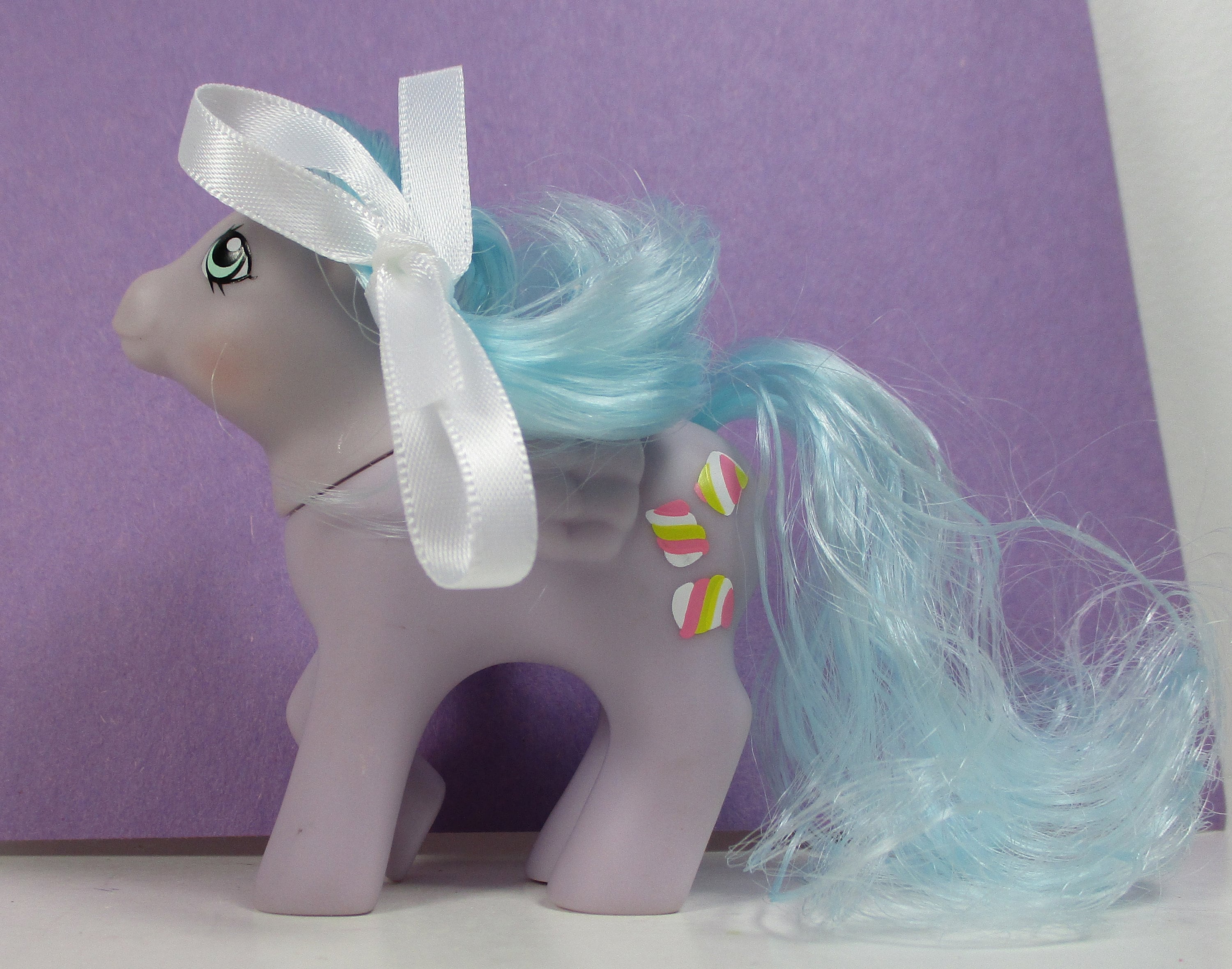 Baby Sweet Treat Sister Rainbow Puff Purple Pegasus G1 Pony - Etsy