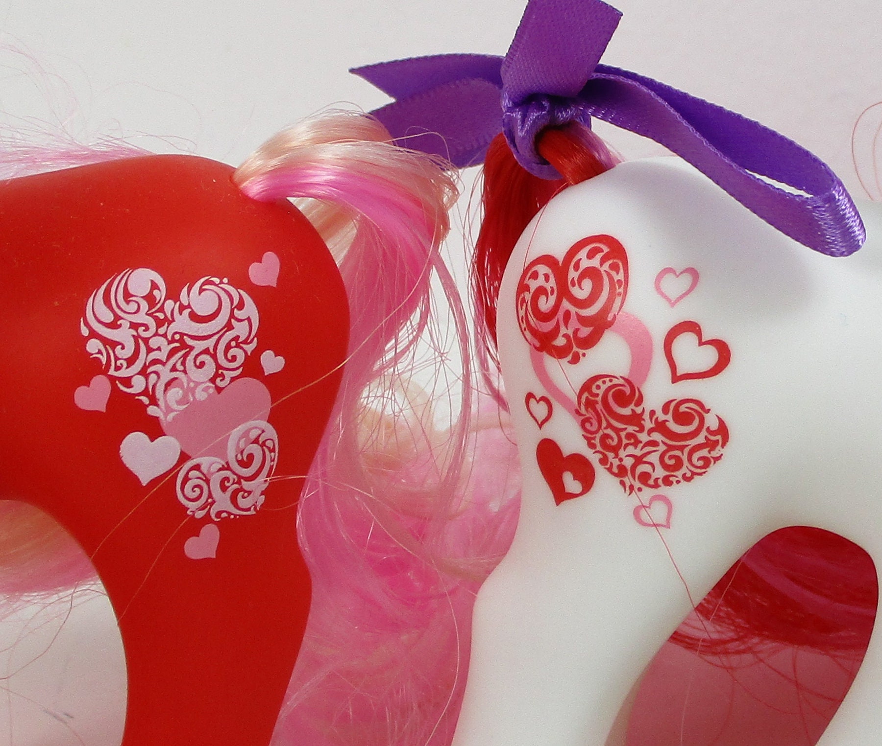 HQG1C Valentines Day Ponies Pair Lovebound Spellbound Hearts Classic Style  Matte Brushable Toy Dolls - Etsy
