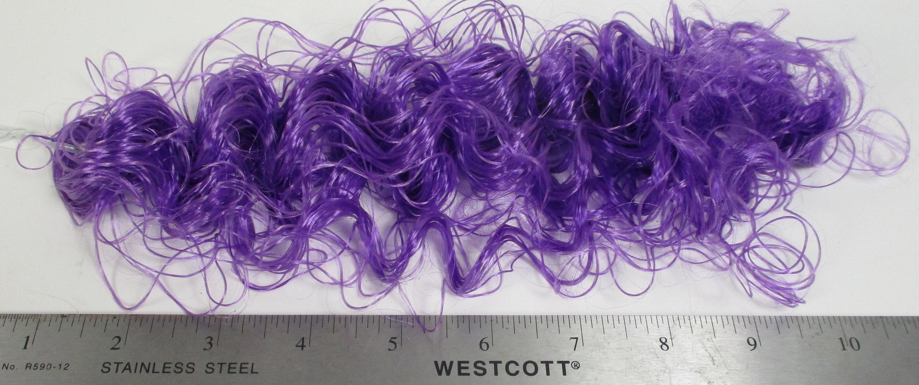 Nylon Custom HAIR Full Size HQ Great Grape Purple CURLY HQG1C Retro Type For Dolls Ponies & Projects 1 Curls Hank
