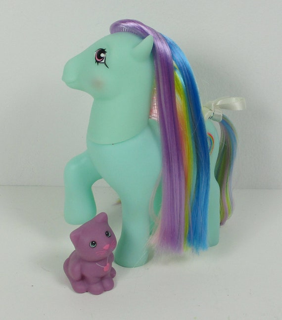 Basic Fun My Little Pony | Sweet Stuff Classic Rainbow Ponies |  Twinkle-Eyed Collection, Retro Horse Gifts, Toy Animal Figures, Horse Toys  for Boys