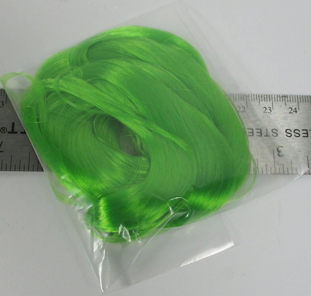 Full Size Nylon Custom HAIR HQ Garland Green HQG1C Retro Type for Dolls