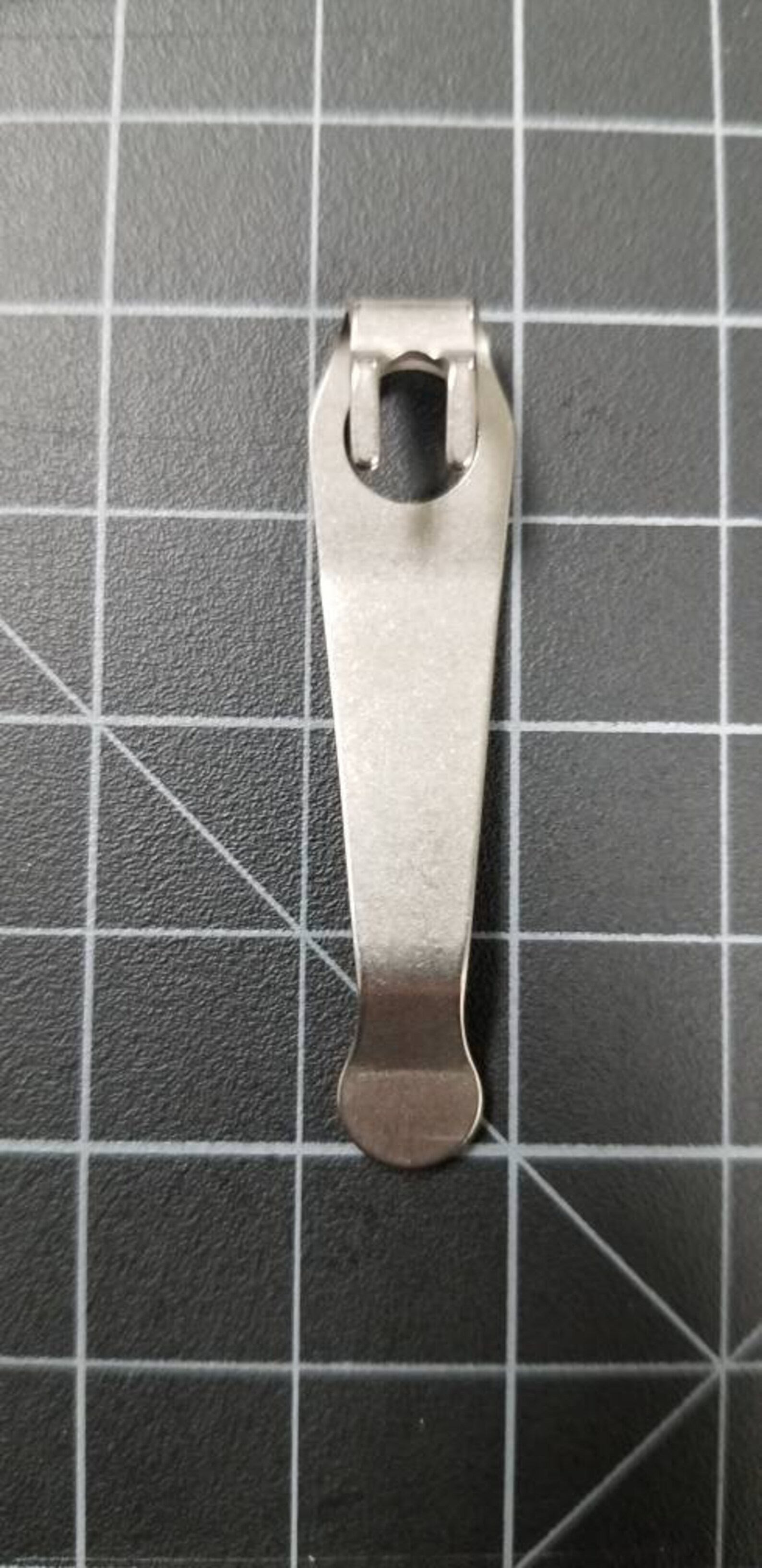 Spyderco Wire clip replacement Custom Titanium deep carry Etsy