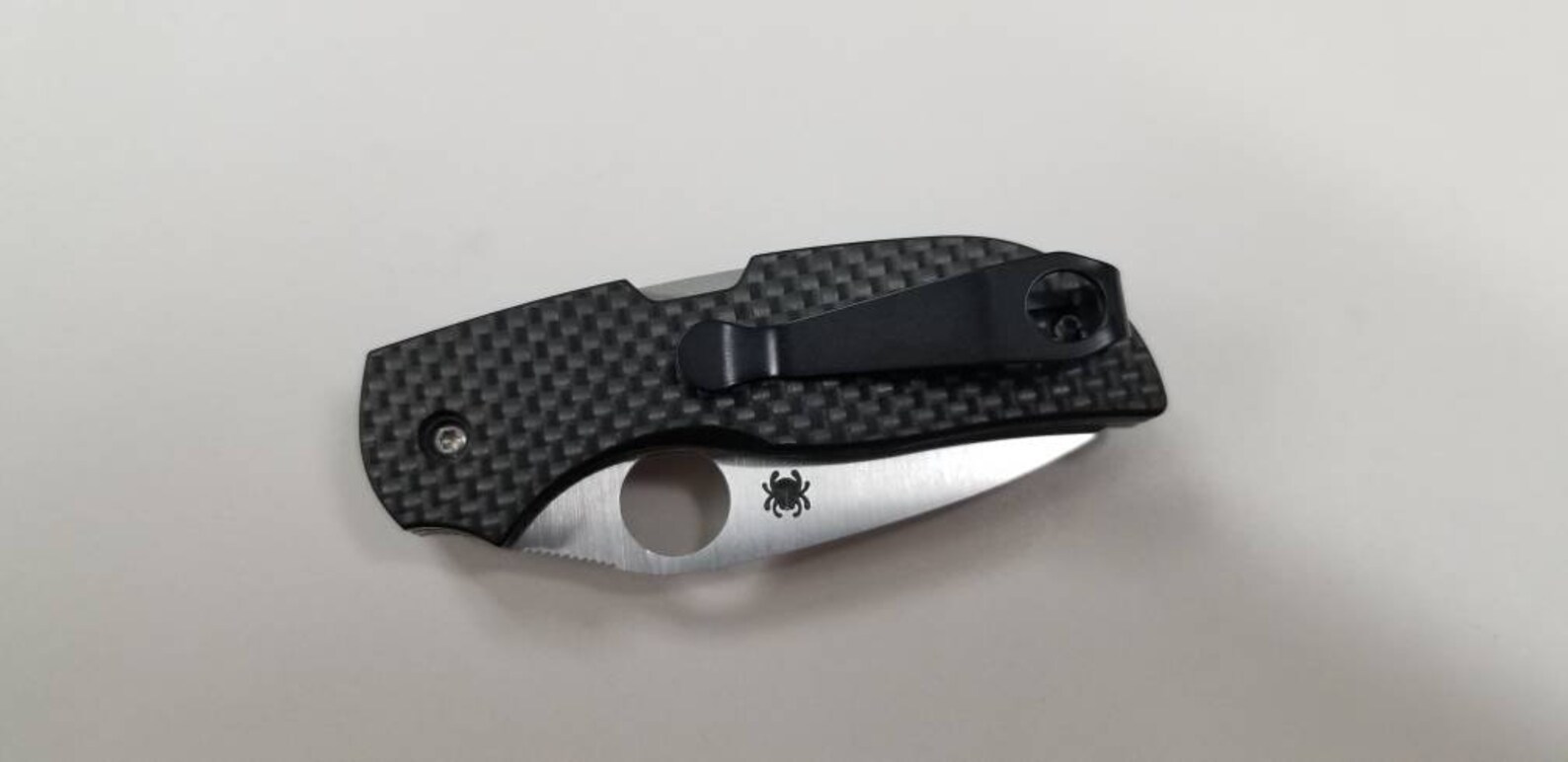 Spyderco Wire clip replacement Custom Titanium deep carry Etsy
