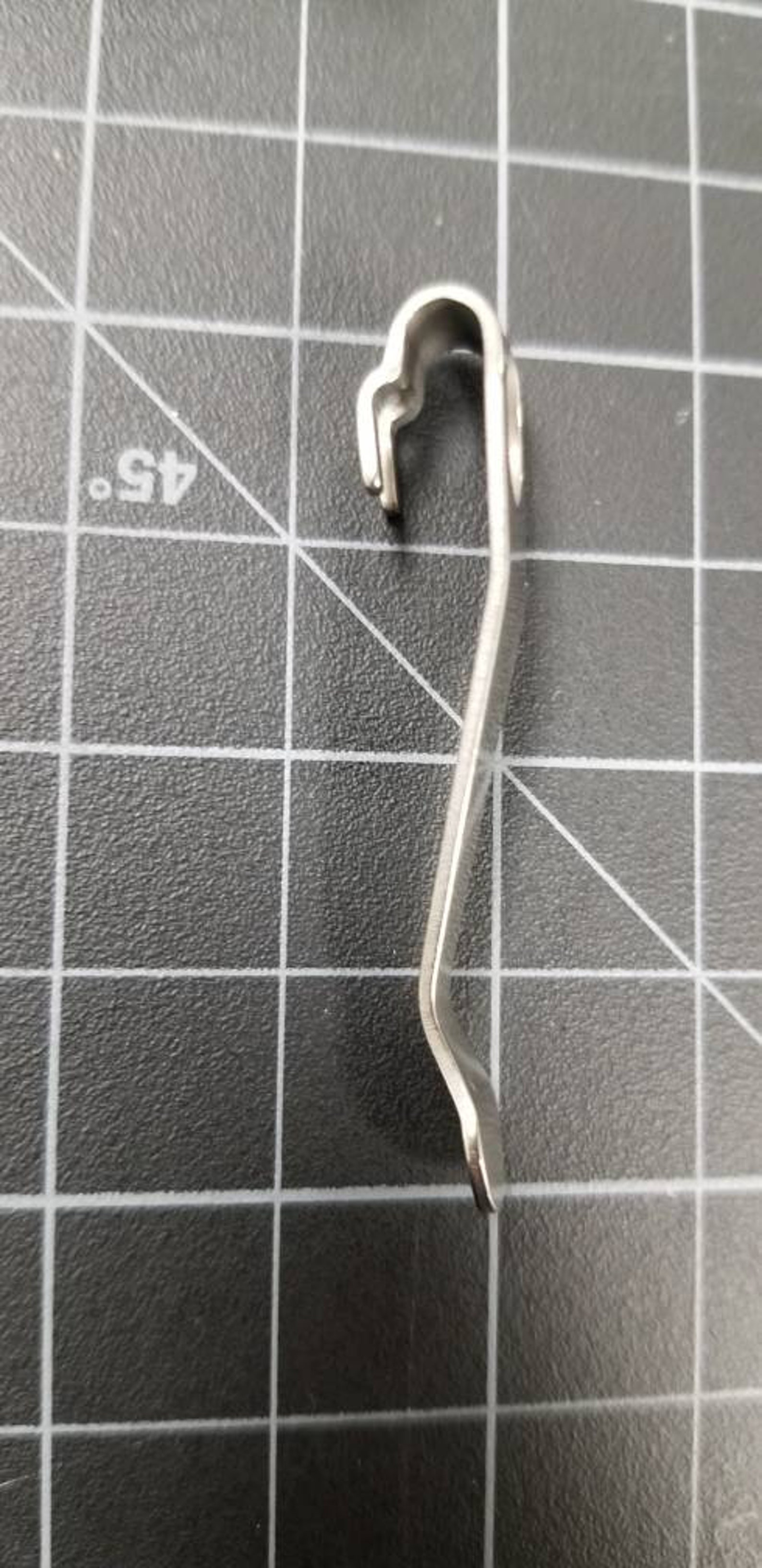 Spyderco Wire clip replacement Custom Titanium deep carry Etsy