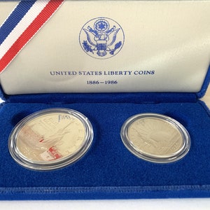 1986年 エリス島記念コイン 4枚セット Ellis island 1986 liberty coin - Etsy 日本