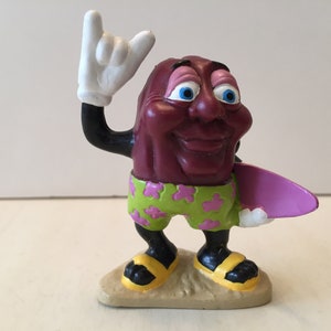 California Raisin Boy with Surfboard
