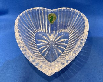 Waterford Kristallherzschale