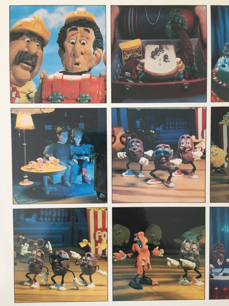 California Raisin 1989 Collectible Calendar