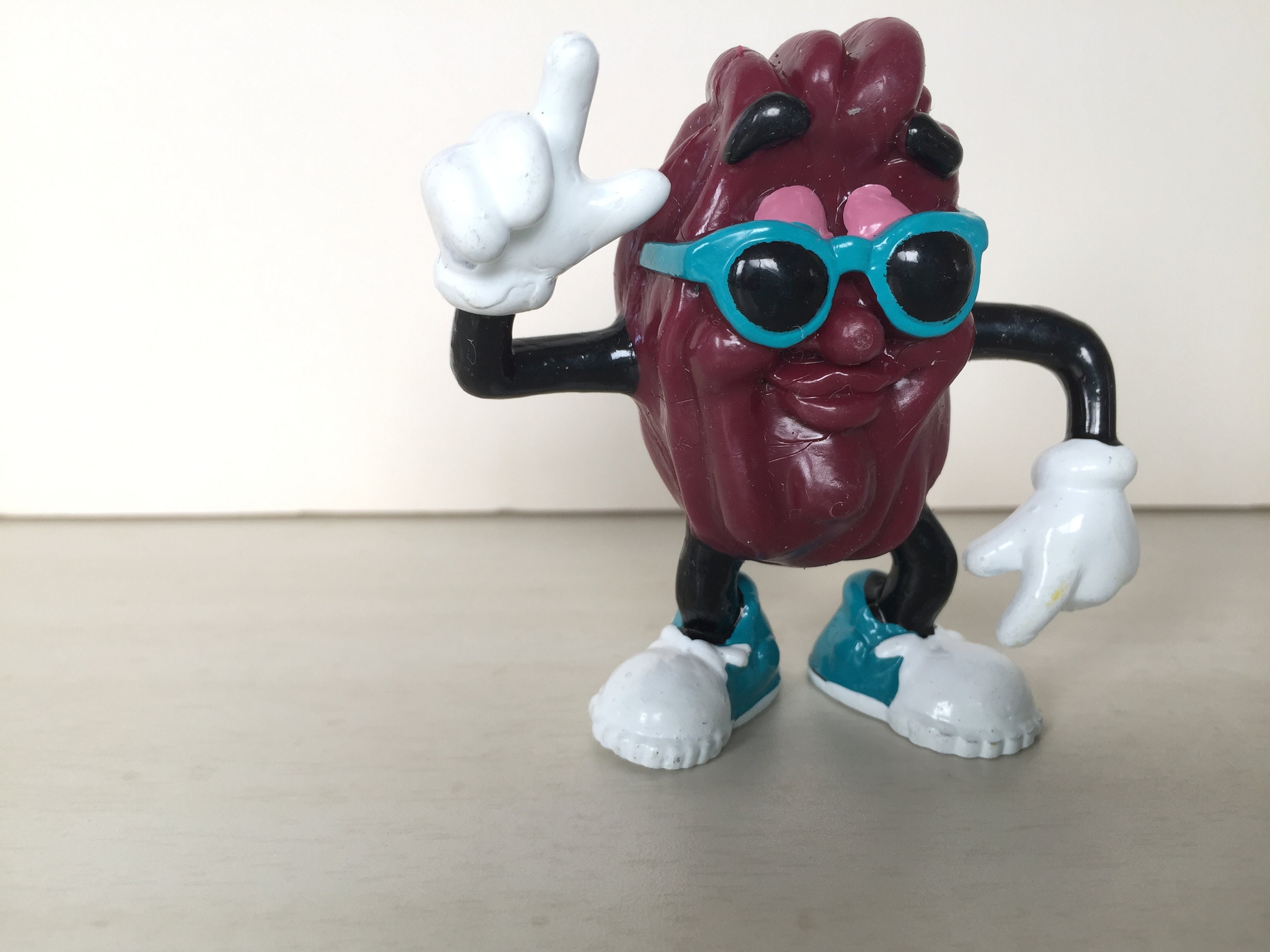 California Raisin With Turquoise Sunglasses Etsy