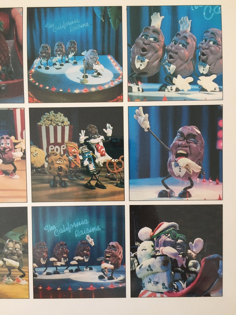 California Raisin 1989 Collectible Calendar